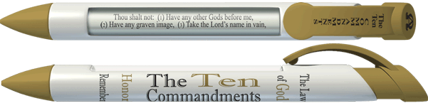 10 Commandments Scripture Pen®