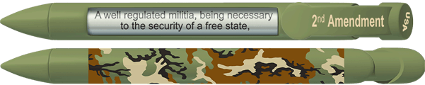 2nd Amendment Camo Pen