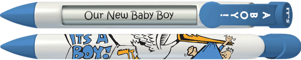 Baby Boy Stork Pen