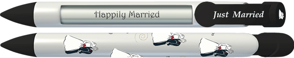 Bride and Groom Pen