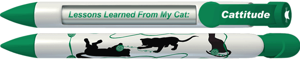 Cattitude Greeting Pen®