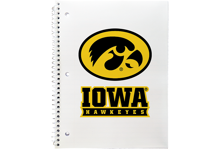 Iowa: University of Iowa Spiral Notebook