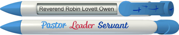 PERSONALIZED Pastor Leader Servant Appreciation Pen