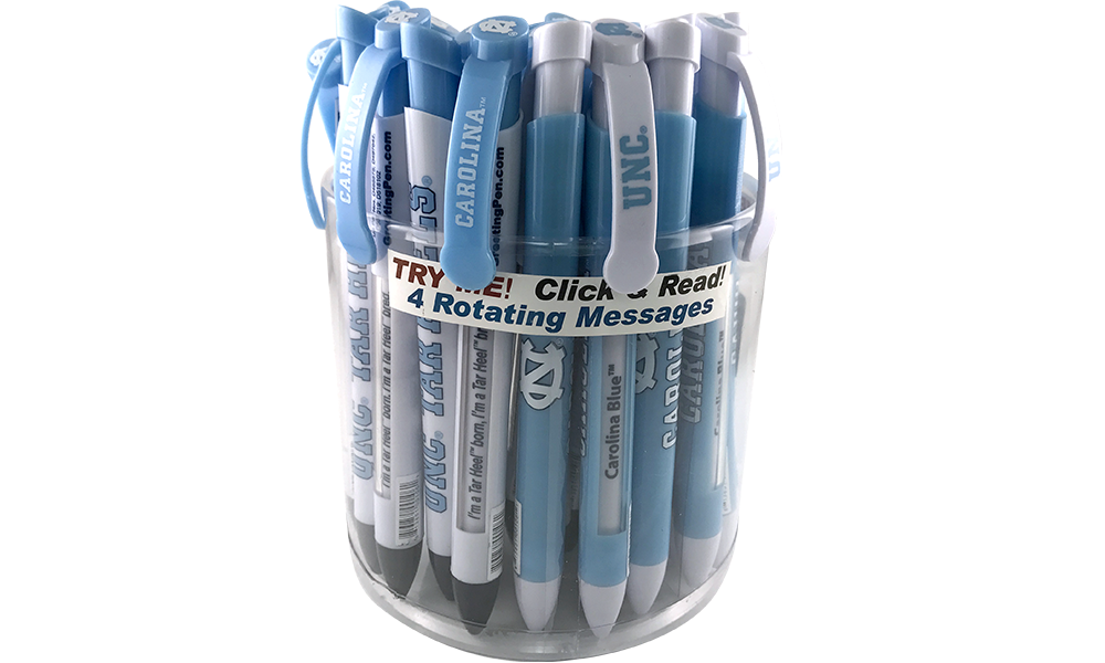 North Carolina: University of North Carolina Braggin' Rights® Canister of 36 pens