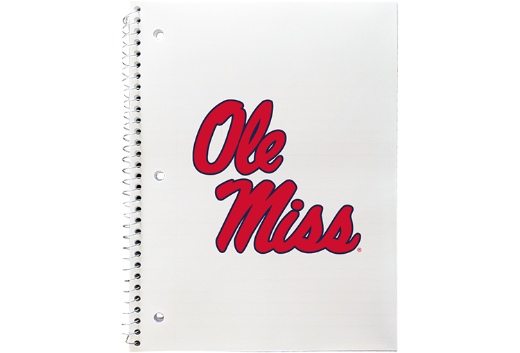Mississippi: University of Mississippi Ole Miss Spiral Notebook