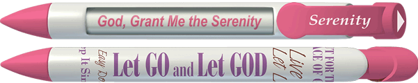 Serenity Pink Prayer Pen