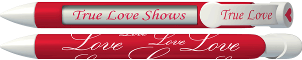 Red True Love Valentine Greeting Pen®