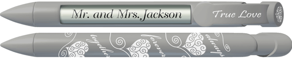 PERSONALIZED Silver True Love Pen