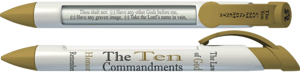 10 Commandments Scripture Pen®