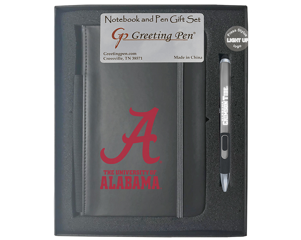 Alabama: University of Alabama Large Notebook Light Up Gift Set