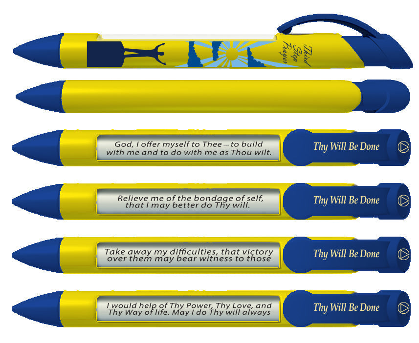 3rd Step Prayer Recovery Pen