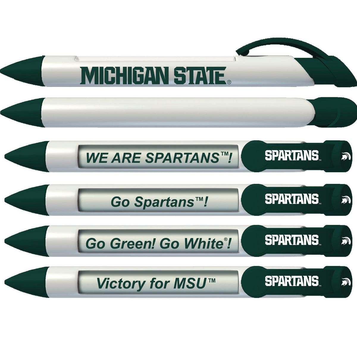 Michigan State Message Pen Canister