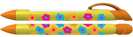 Yellow Neon Daisies Message Pen