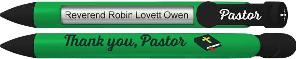 PERSONALIZED Thank you Pastor Appreciation Pen