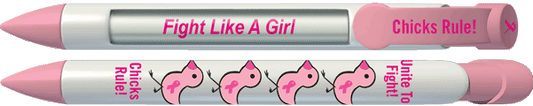 Breast Cancer Awareness Chicks Rule Pen