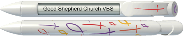 PERSONALIZED Cross and Fish Scripture Pen®