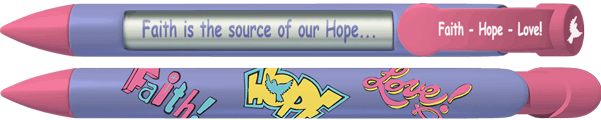 Faith, Hope, and Love Scripture Pen®