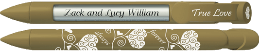 PERSONALIZED Gold True Love Pen