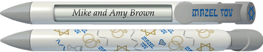 PERSONALIZED Jewish Wedding Pen