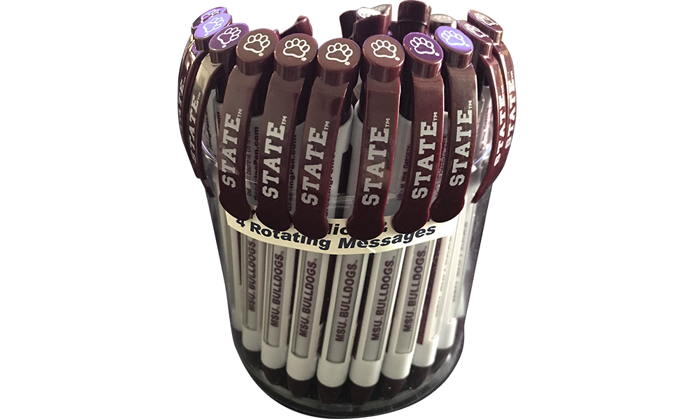 Mississippi State University Braggin' Rights® Collegiate Value Pack Canister of 36 pens