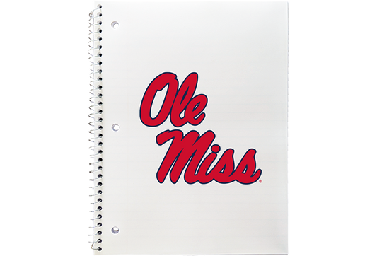 Mississippi: University of Mississippi Ole Miss Spiral Notebook
