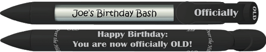 PERSONALIZED Over The Hill - Birthday Pen