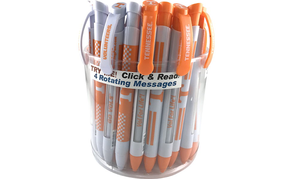 Tennessee: University of Tennessee Braggin' Rights® Collegiate Canister of 36 pens