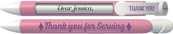 PERSONALIZED Thank you for Serving Volunteer Appreciation Pen