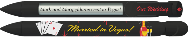 PERSONALIZED Vegas Wedding Pen