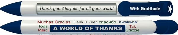 PERSONALIZED World of Thanks Party Pen®