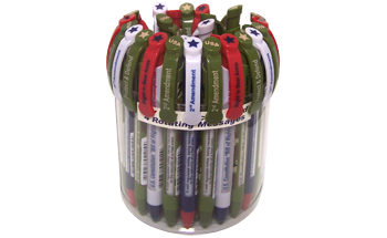 2nd Amendment Greeting Pens® Value Pack Canister of 36 pens