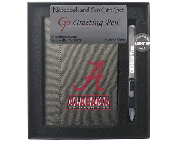 Alabama: University of Alabama Small Notebook Light Up Gift Set