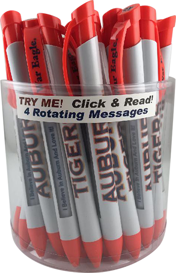 Auburn University Braggin' Rights® Collegiate Value Pack Canister of 36 pens
