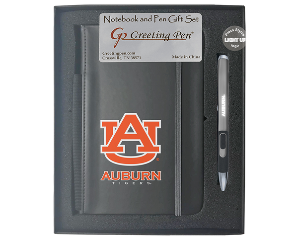 Auburn University Large Notebook Light Up Gift Set