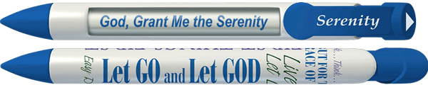 Serenity Blue Prayer Pen