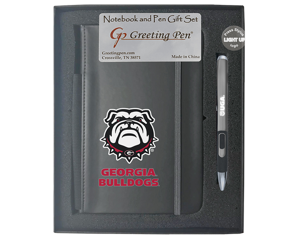 Georgia: University of Georgia Large Notebook Light Up Gift Set