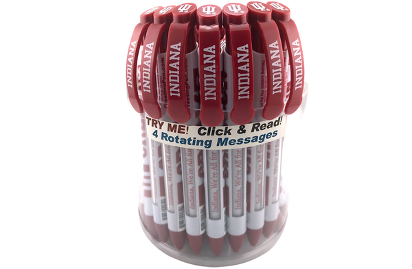 Indiana University Braggin' Rights® Collegiate Value Pack Canister of 36 pens