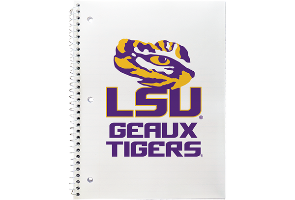 LSU (Louisiana State University) Spiral Notebook
