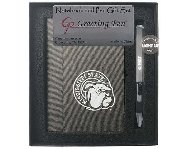 Mississippi State University Small Notebook Light Up Gift Set