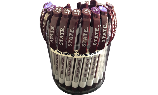 Mississippi State University Braggin' Rights® Collegiate Value Pack Canister of 36 pens