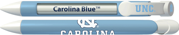North Carolina: University of North Carolina Braggin' Rights® Collegiate Pens (Design Option A)