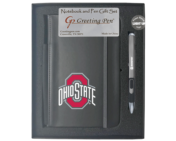 Ohio State: The University of Ohio State Large Notebook Light Up Gift Set