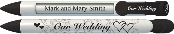 PERSONALIZED Our Wedding Floral Pen