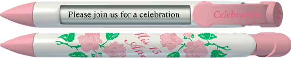 PERSONALIZED Quince Roses Pen
