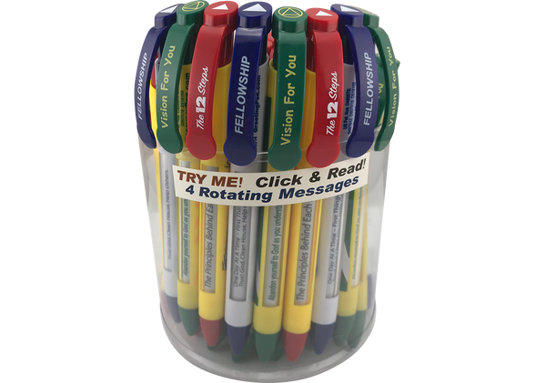 Recovery Greeting Pen® Trio Value Pack Canister of 36 pens