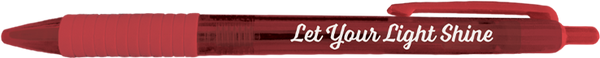 Let Your Light Shine Translucent Pen